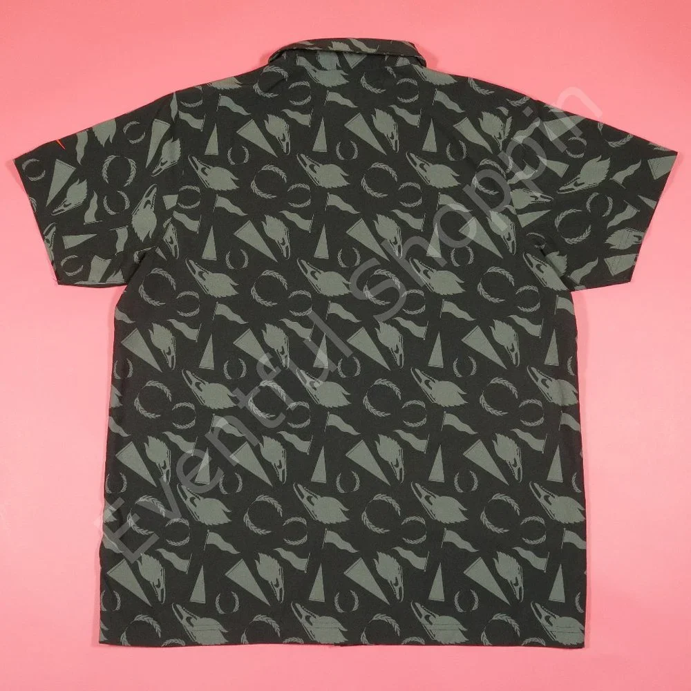 Nike Georgia Bulldogs SB Woven Short Sleeve Shirt in Black / Gray Sz XL - Picture 3 of 7